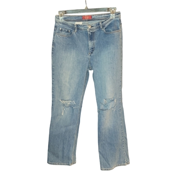 Zena Jeans Distressed 12 Blue - Picture 1 of 2